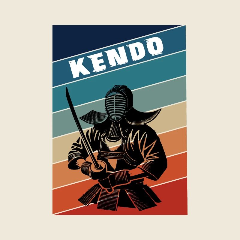 Vintage Kendo Samurai