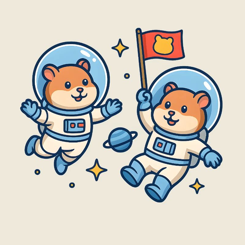 Hamsters astronauts