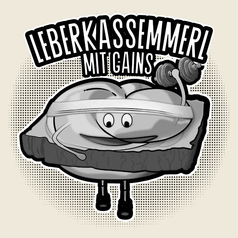 Leberkassemmel mit Muckis.