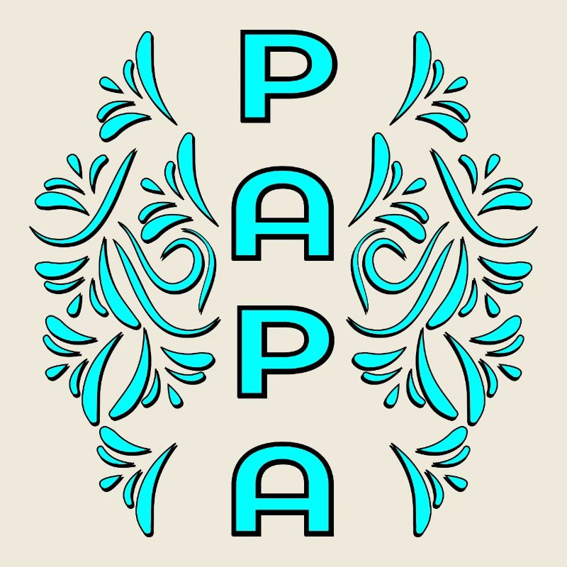ORNAMENTE VATERTAG PAPA WERDEN