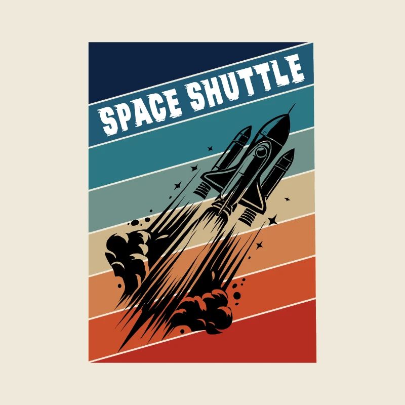 Vaisseau spatial Vintage Design