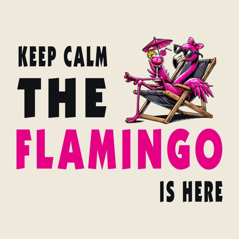 Keep Calm – Flamingo Style