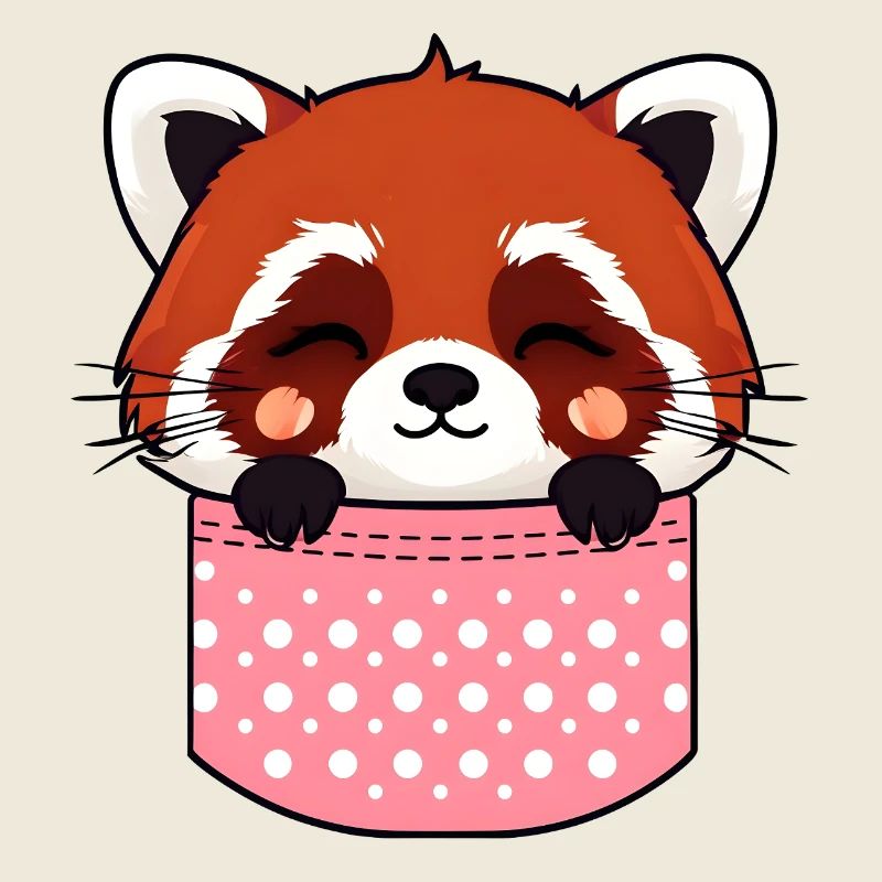 Kawaii Roter Panda