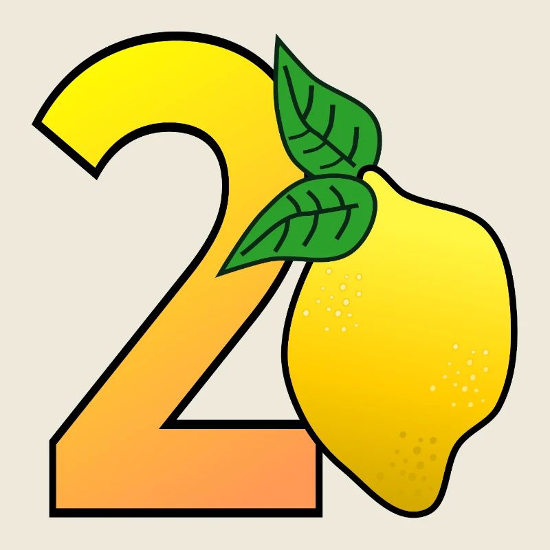 Number Twenty - Lemon - 20