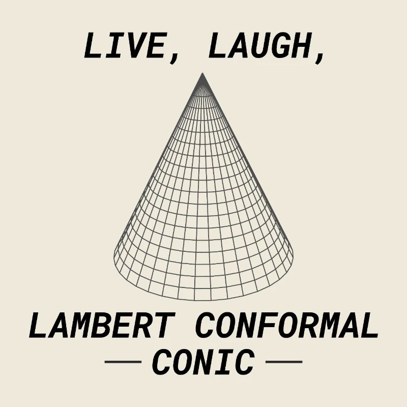 Lambert Conformal Conic GIS Projection Cartography