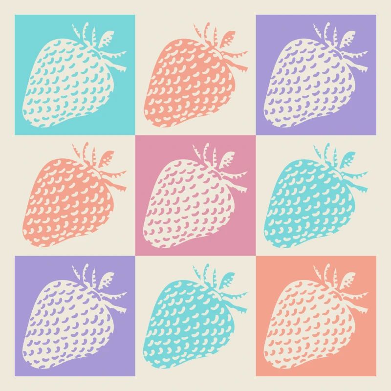 Fraises Couleurs vives de l’été