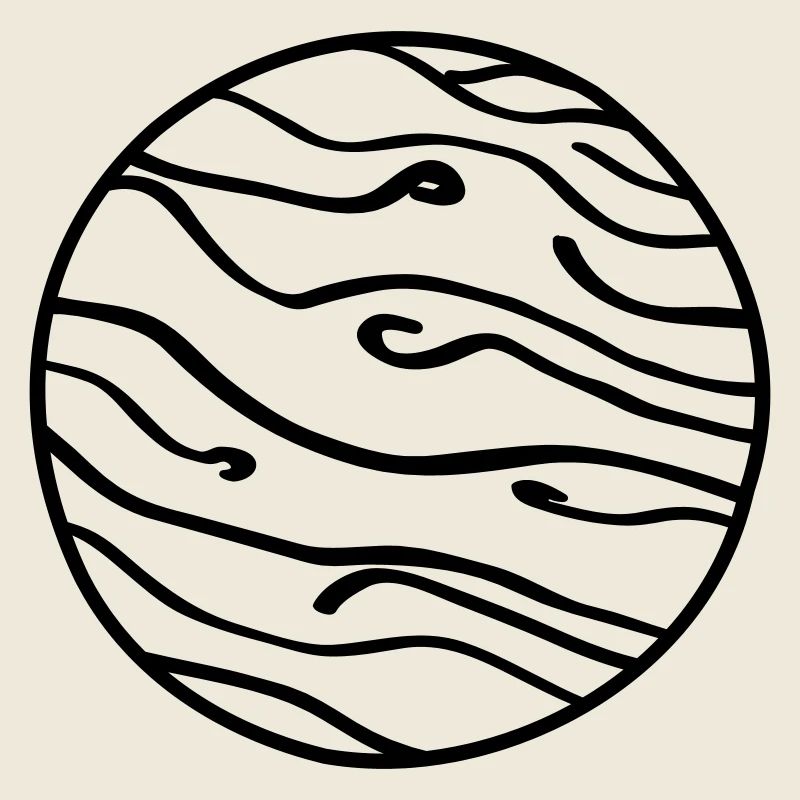 Planète Doodle de l’espace