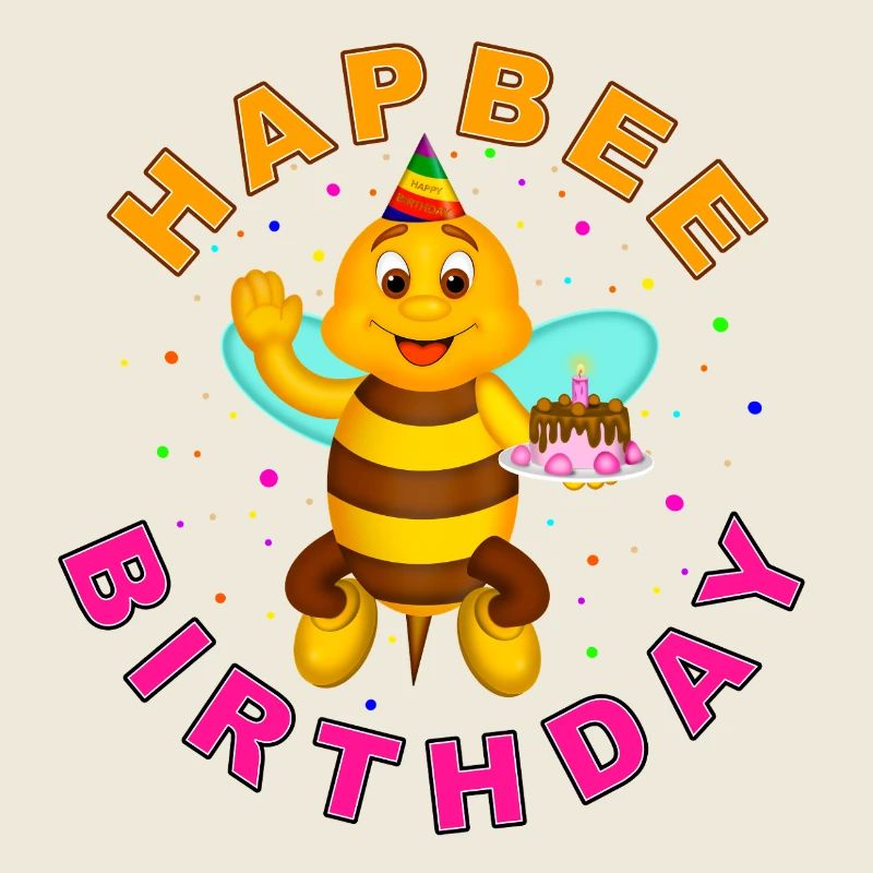HAPBEE Geburtstag mit Text