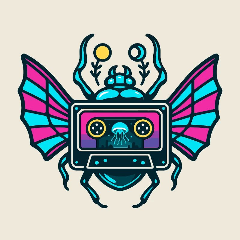 Neon Mixtape Scarabée