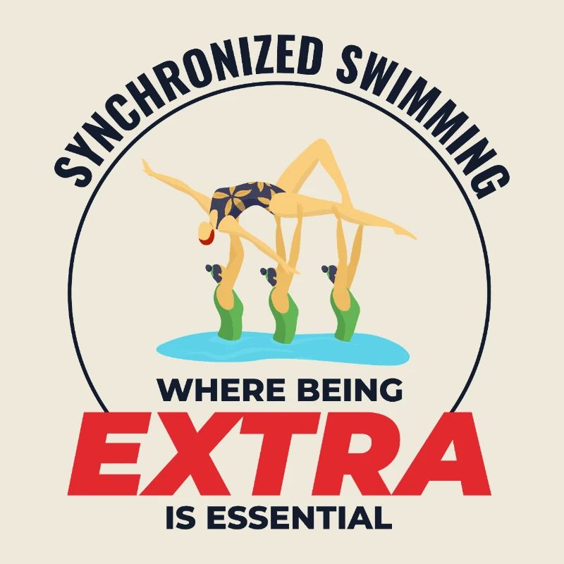 Synchronschwimmen, wo man extra ist