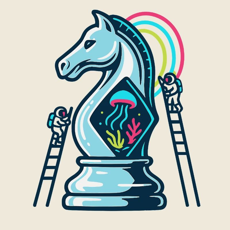Deep Sea Chess Knight