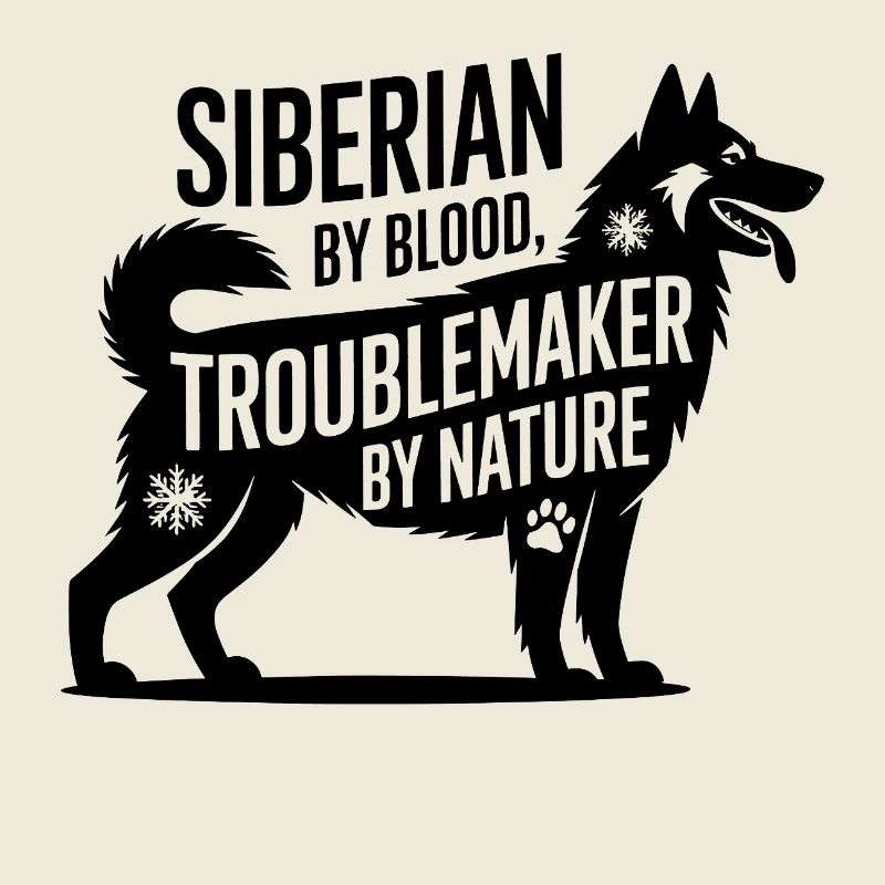 Husky de Sibérie, chien drôle et fauteur de troubles
