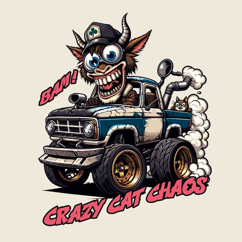 Conception tout-terrain Crazy Cat Chaos