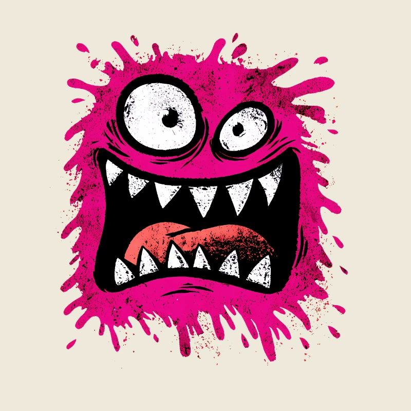 Colorful Psychedelic Monster