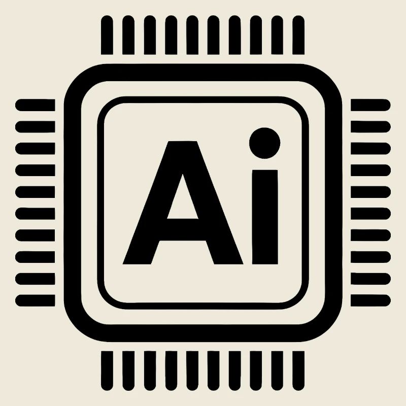 KI-Chip - Cooles Technologie-Design