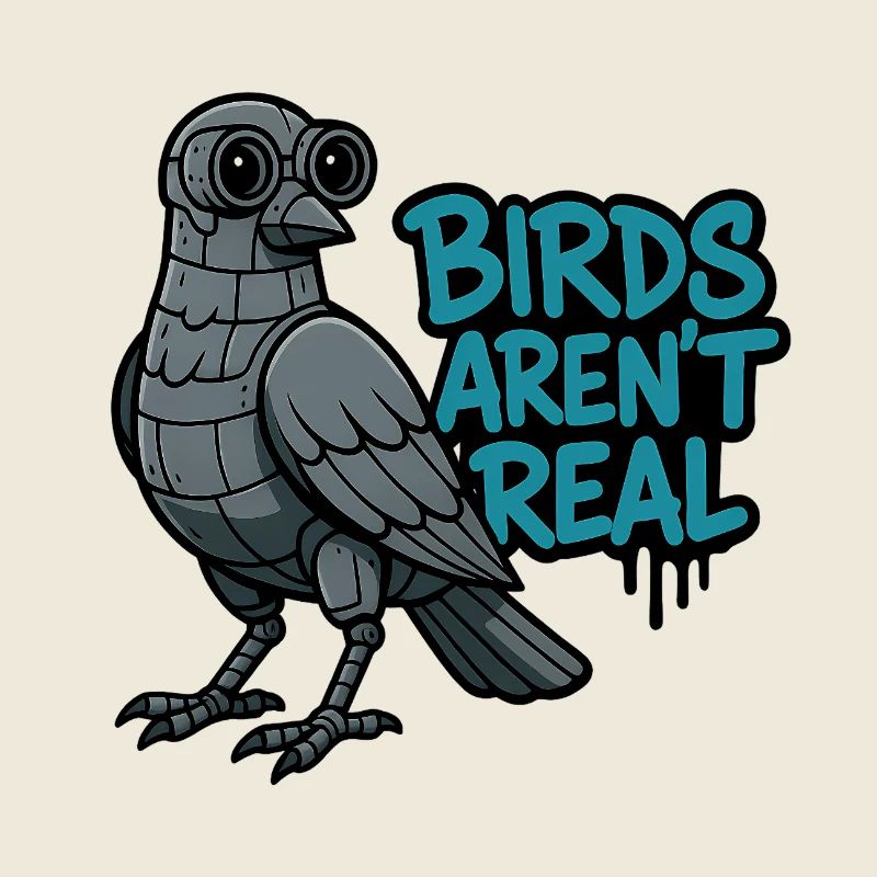 Birds Aren't Real Robot Bird