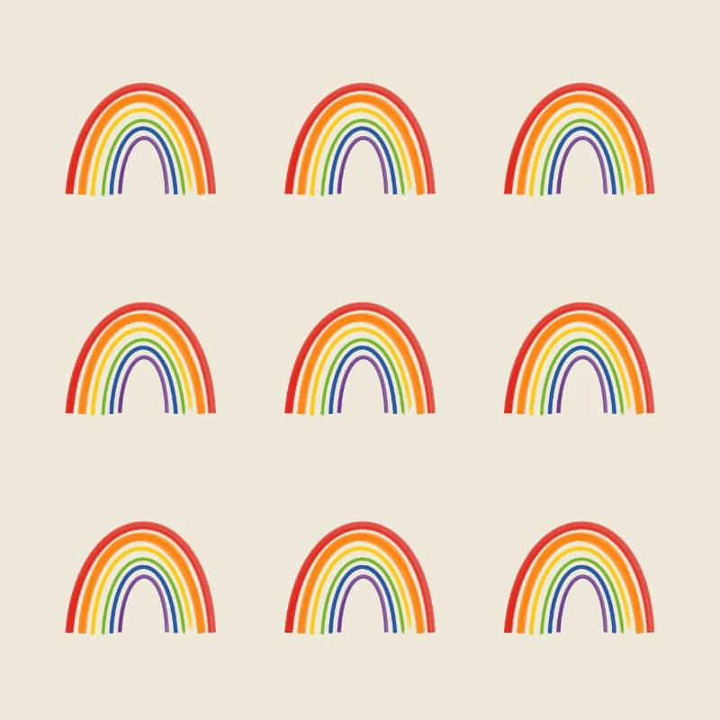 Lebendiges Regenbogenmuster für LGBT-Pride-Bekleidung