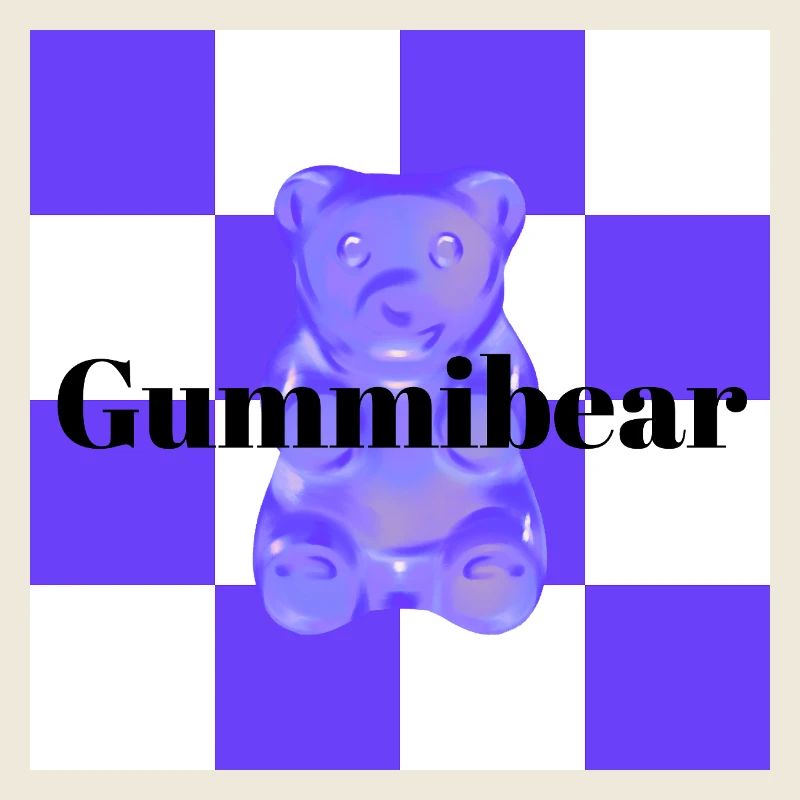 Gummy Bear Cozy Cuddle Trend Design