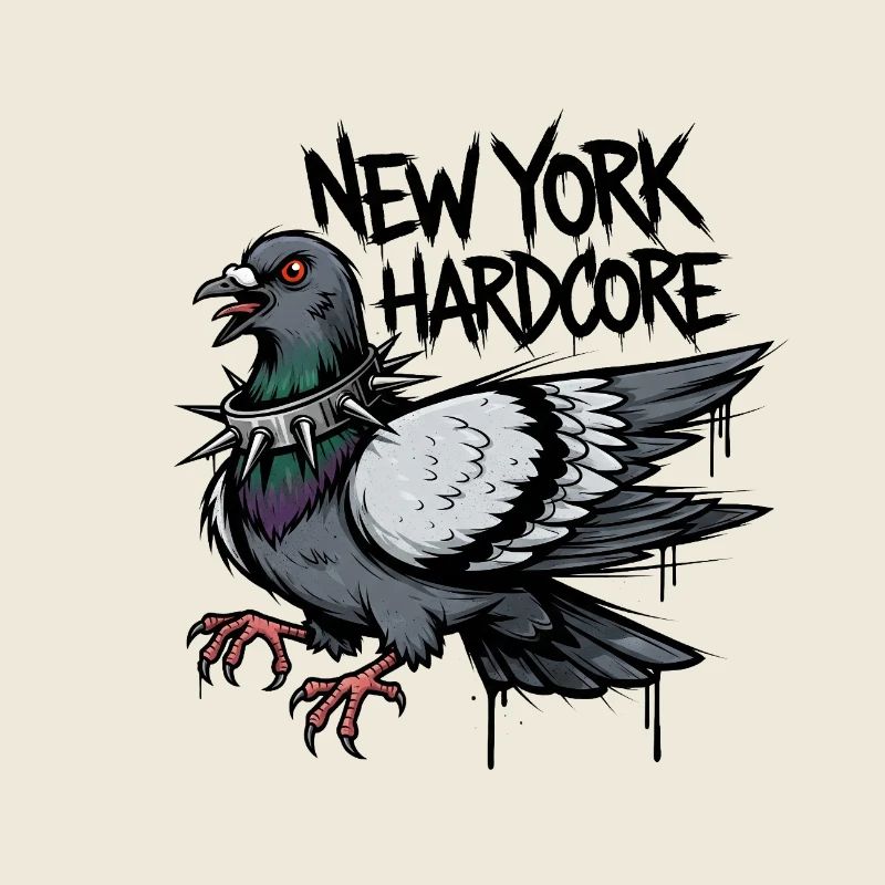 New York Hardcore Pigeon Design