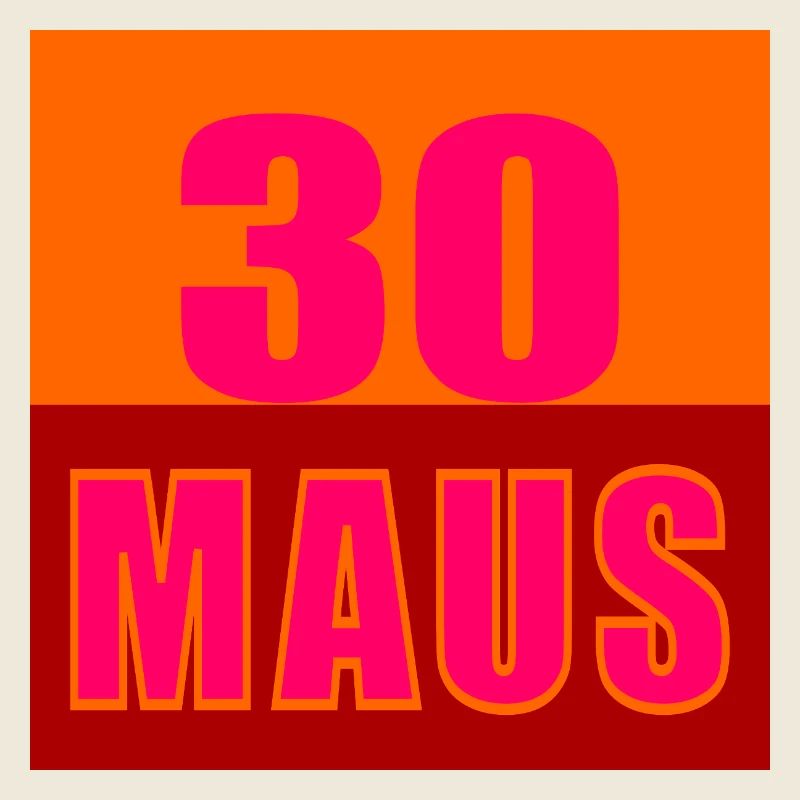 30. Geburtstag Maus