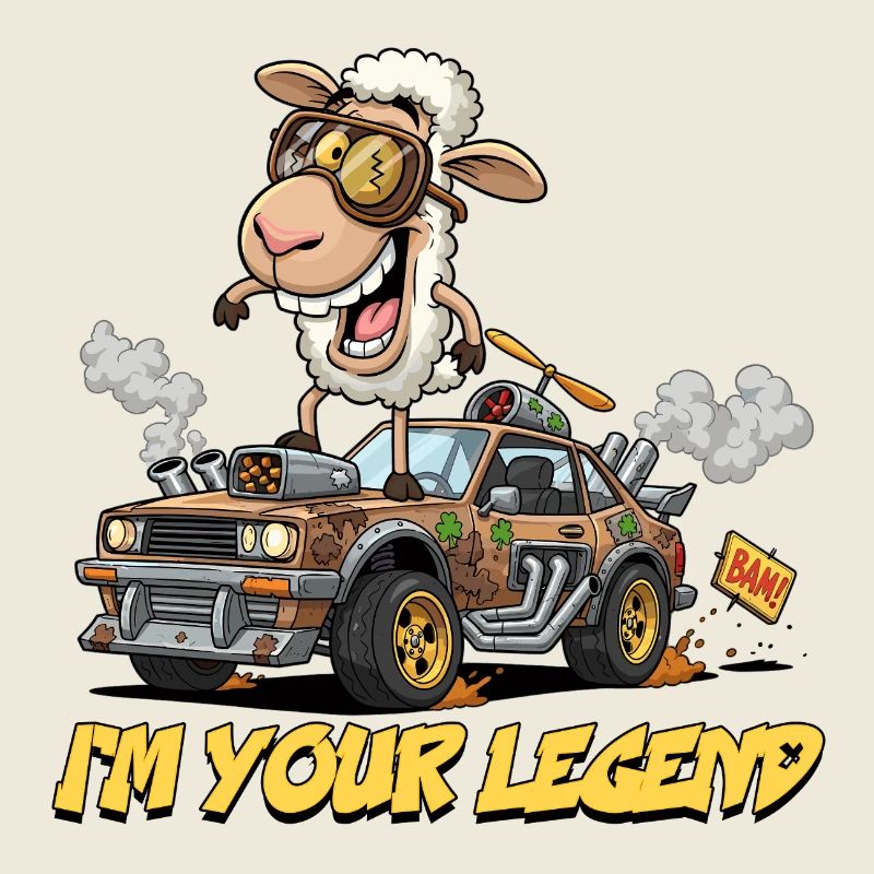 Sheep Racer Car Custom Design