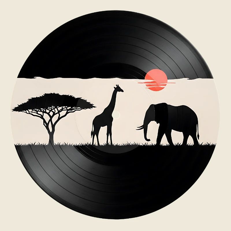 Disque vinyle African Sunset