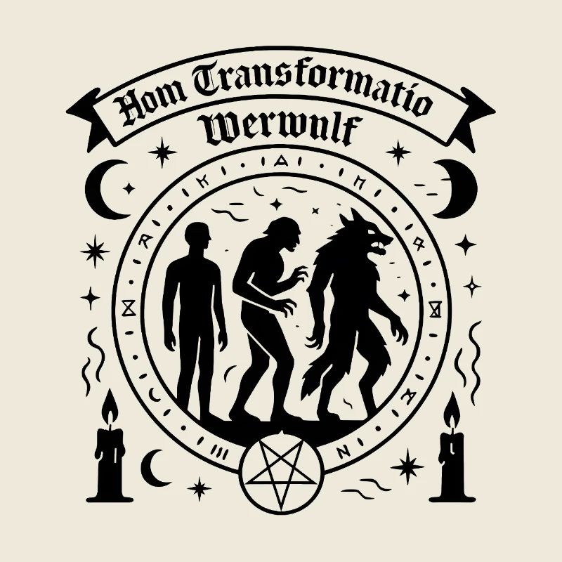 Mensch Werwolf Transformation