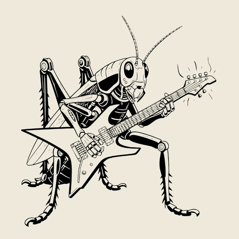 Grasshopper guitariste