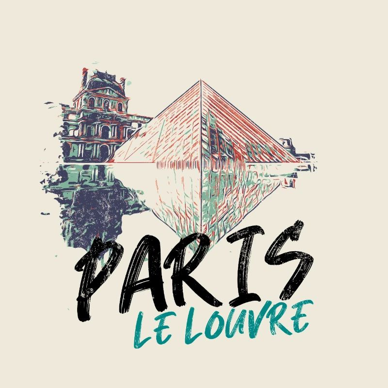 Paris Louvre Icône Architecturale Pyramide 
