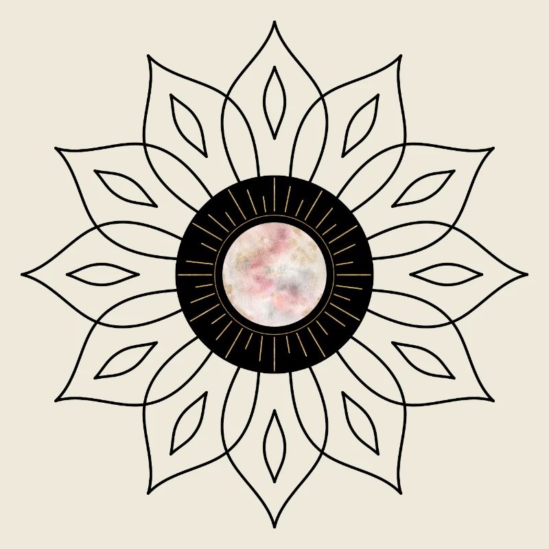 Mandala rosette