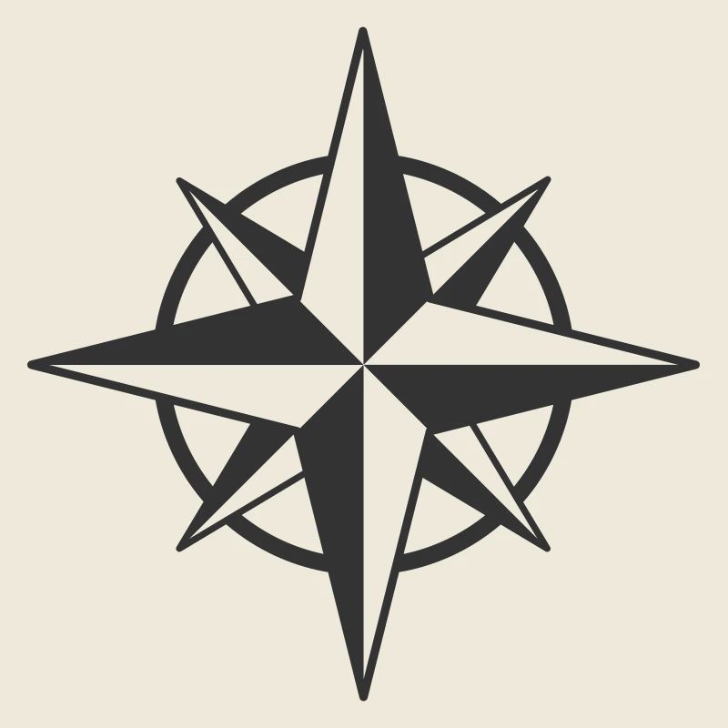 Compass Rose Symbol Design