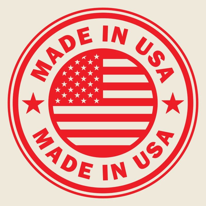 Hergestellt in den USA Briefmarkendesign