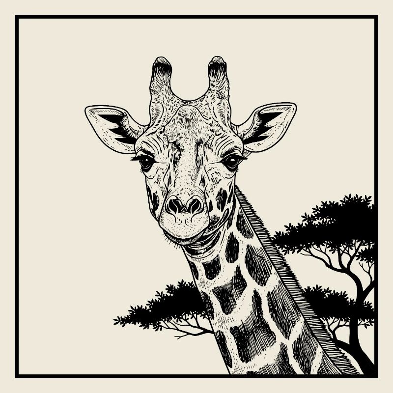 Afrikanische Giraffe