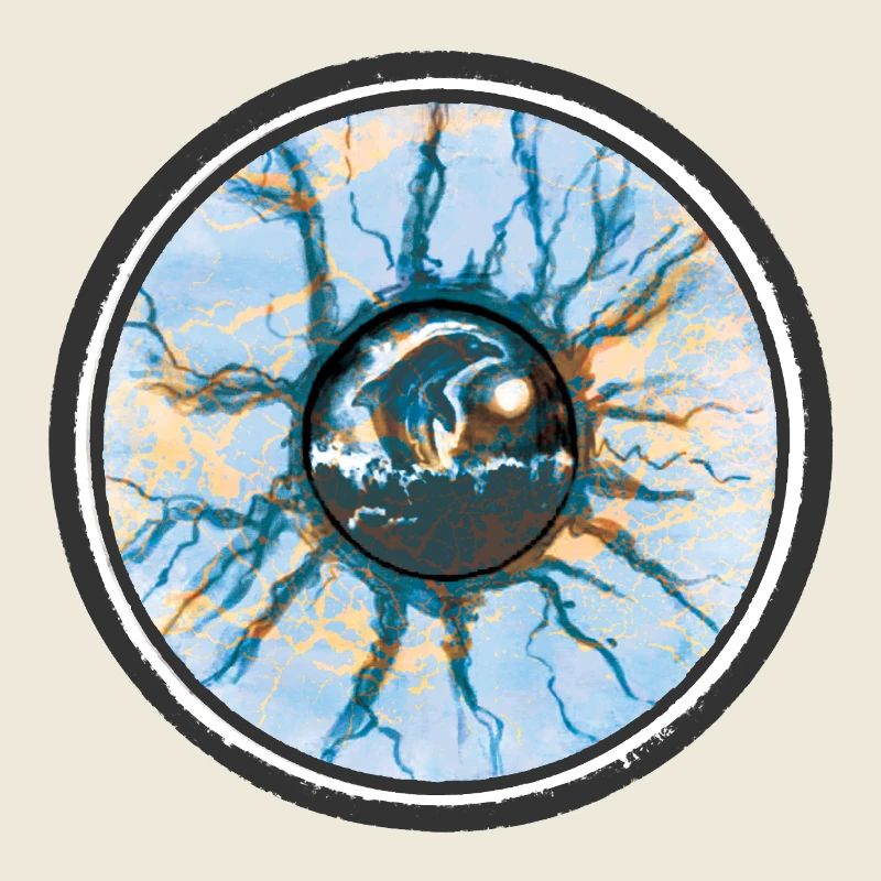 Eye with Retinal Relief Dolphin