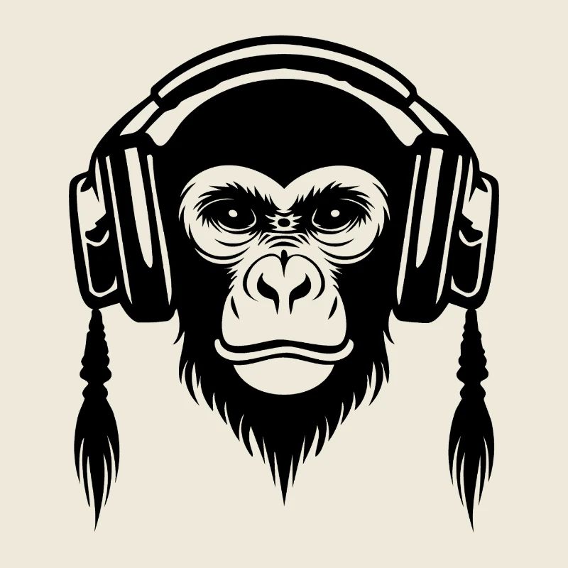 Motionless Monkey Head Calm Beat Edition Shirt