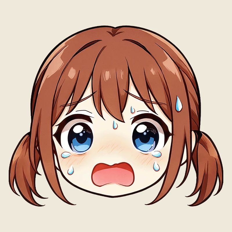 Weeping Manga Face
