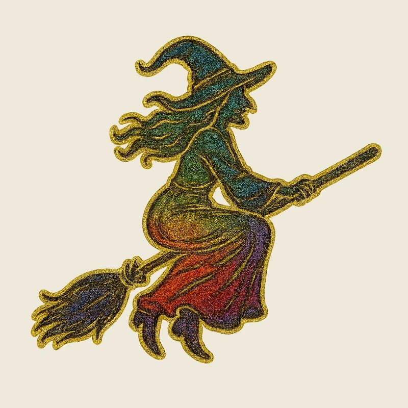 Regenbogen Hexenflug