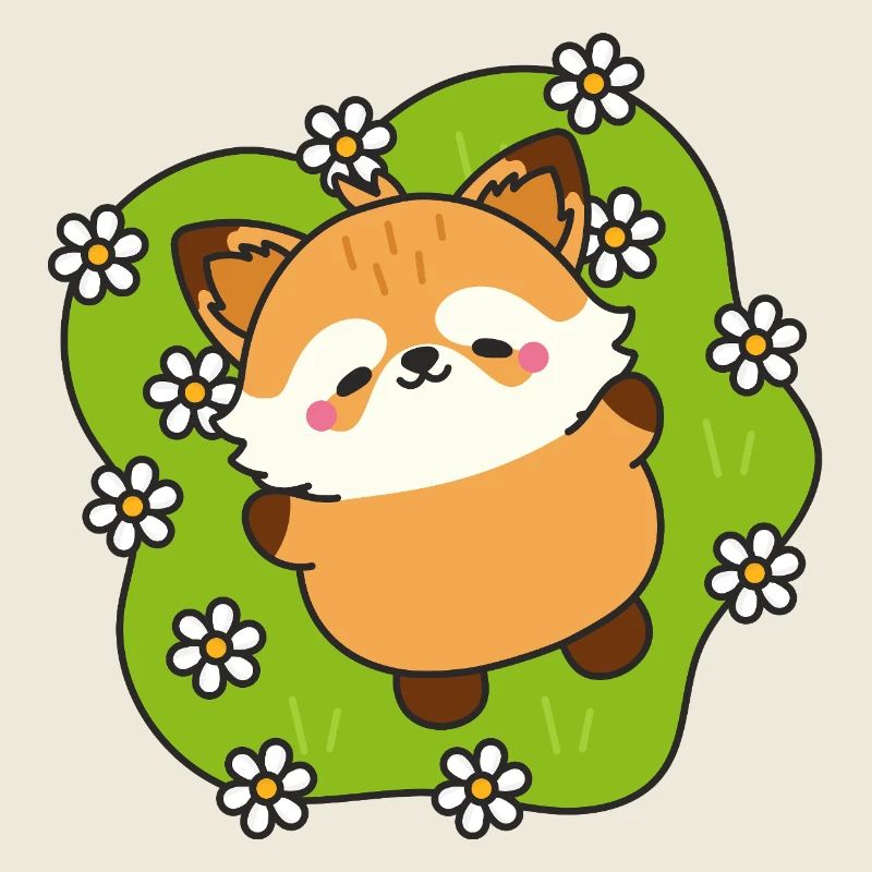 Merry Vixen and Daisies