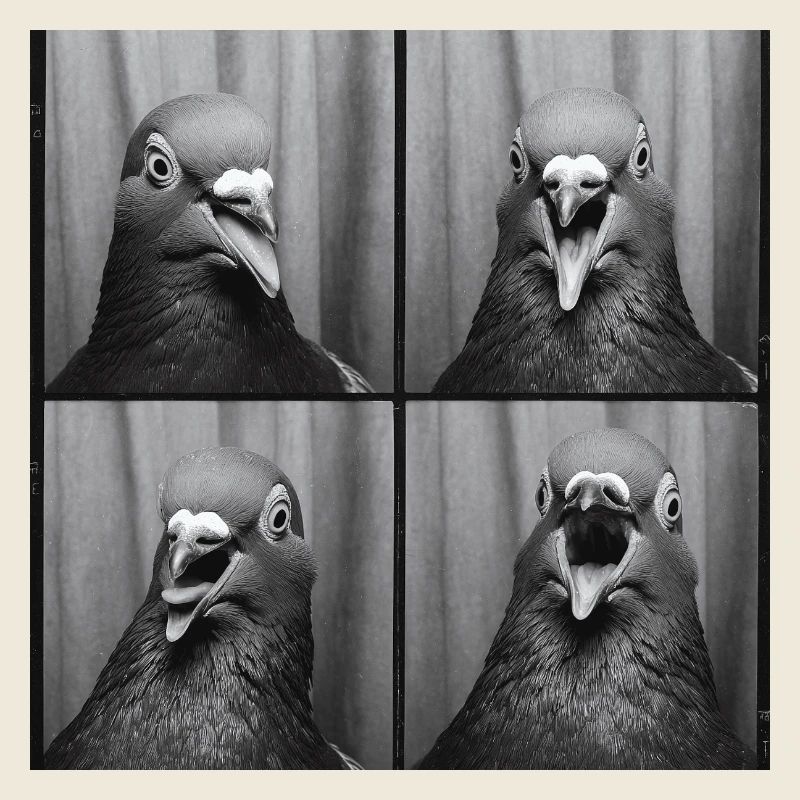 Funny Dove Photo Box