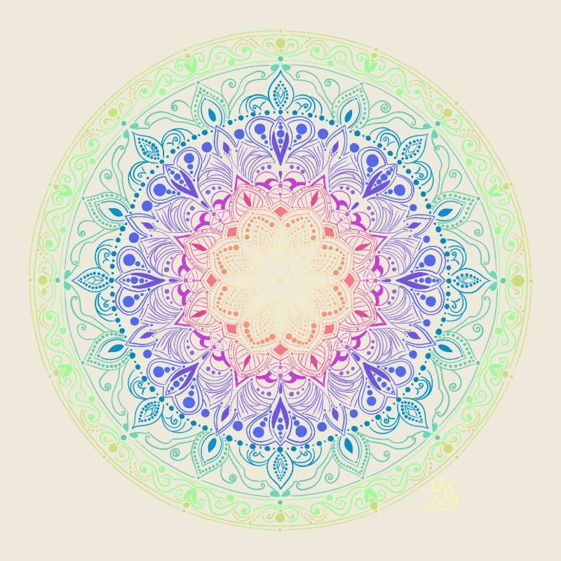 Rainbow Mandala Fusion
