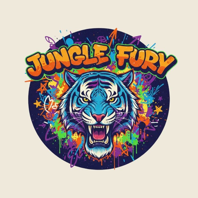 Jungle Fury Tiger Graffiti