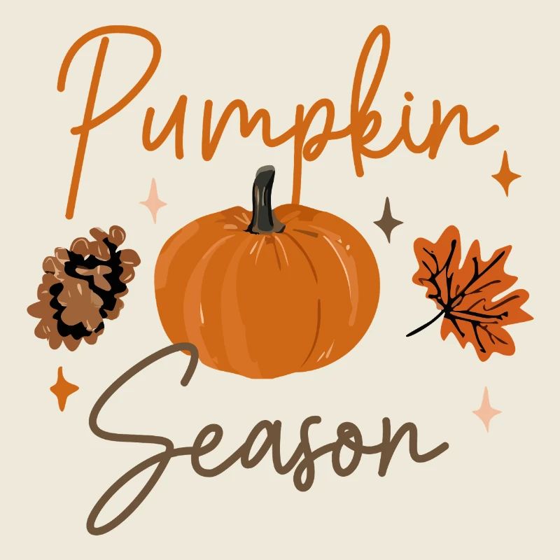 Graphique de la saison des citrouilles