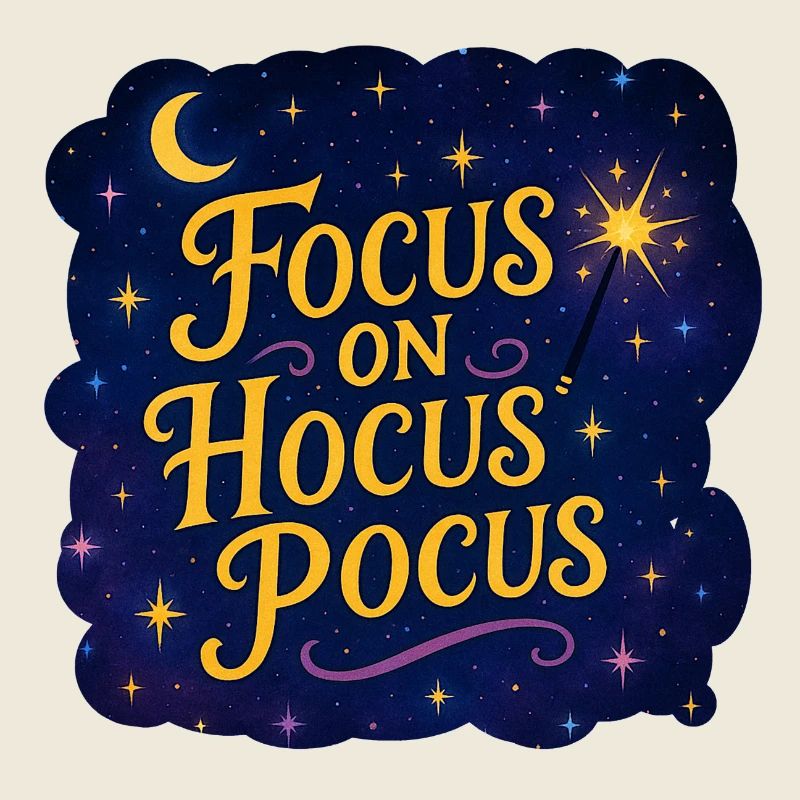 Focus on Hocus Pocus–Magisches Hexenspruch Design