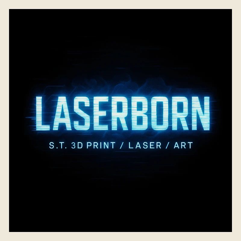 LaserBorn Neon Tech Druck