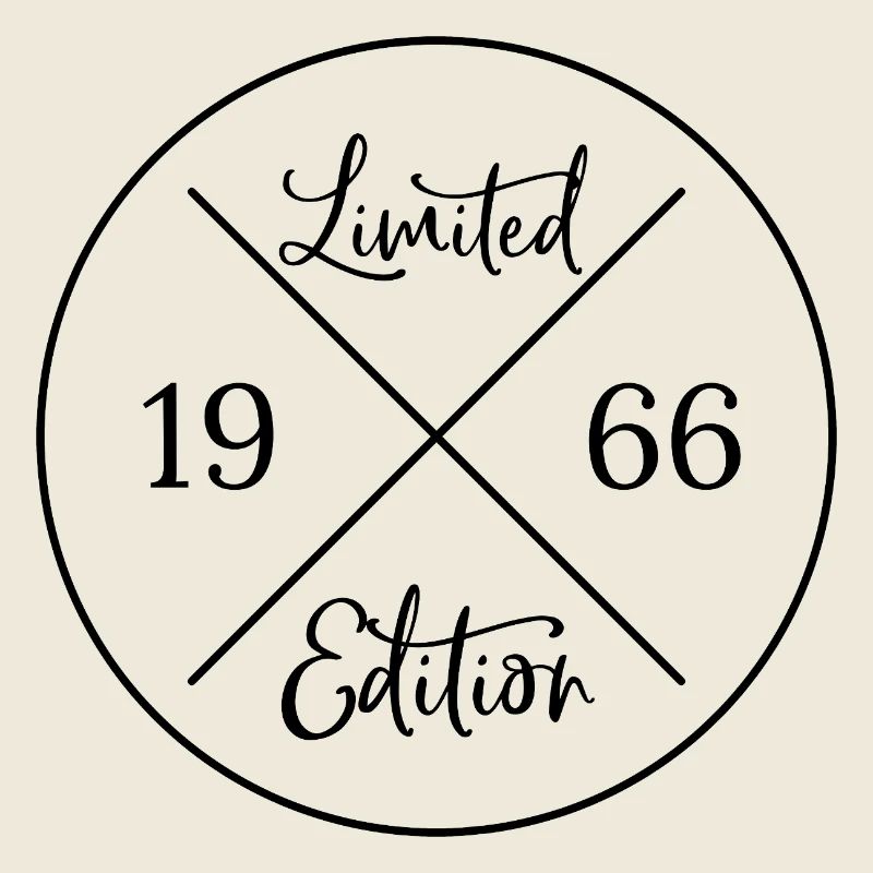 Limited edition 1966 - 60. Geburtstag Geschenk