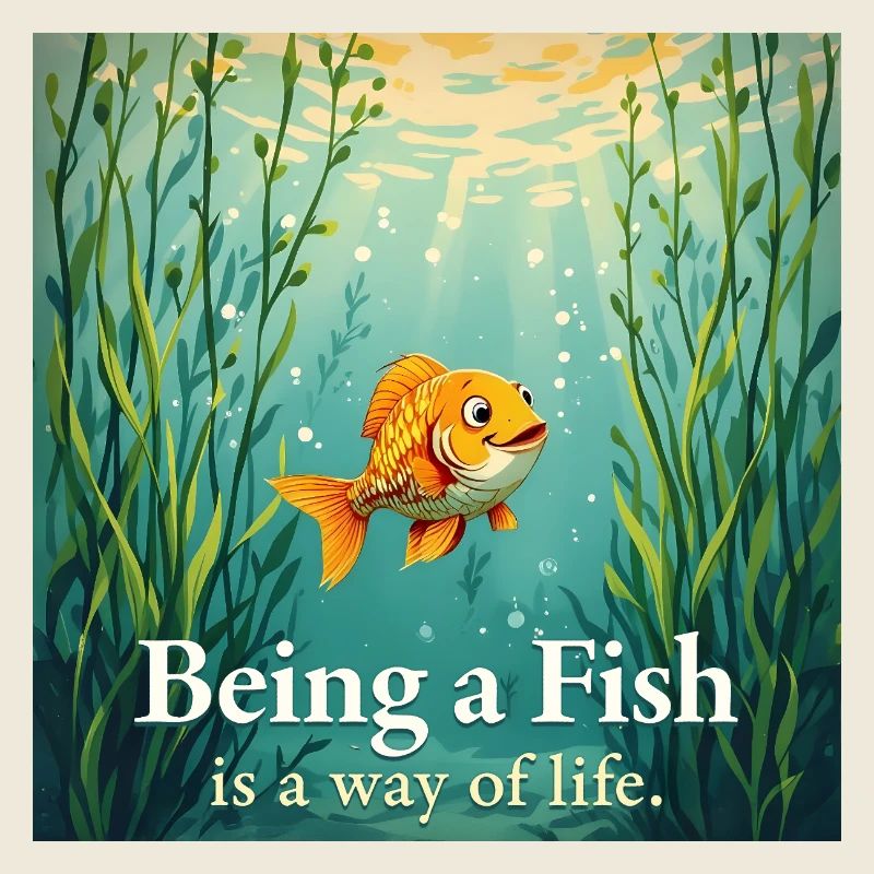 « Être un poisson est un mode de vie. »