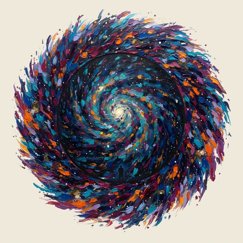 Farbenwirbel der Unendlichkeit