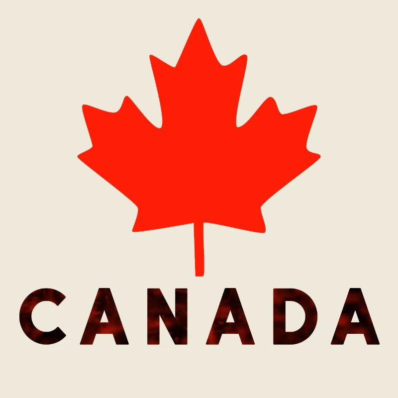 T-shirt Feuille érable rouge Canada