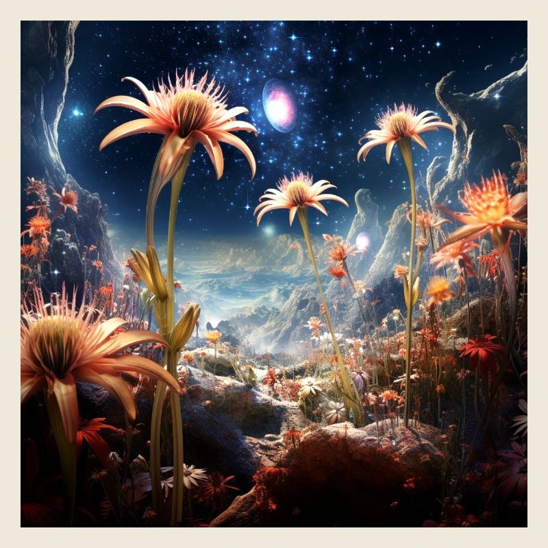 Sternenblüten Landschaft