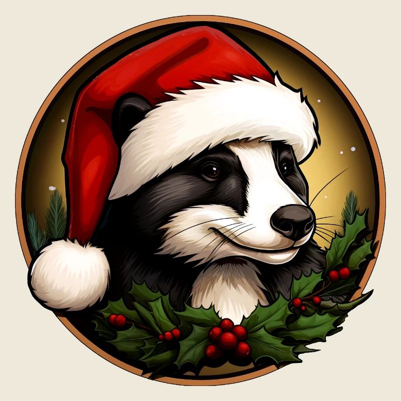 Blaireaux de Noël